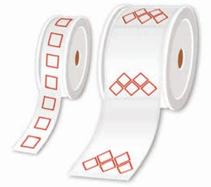 Brother GHS/CLP-Etiketten – vorgestanzt, vorbedruckt, GHS/CLP-Piktogramme und Text, 75×11 mm