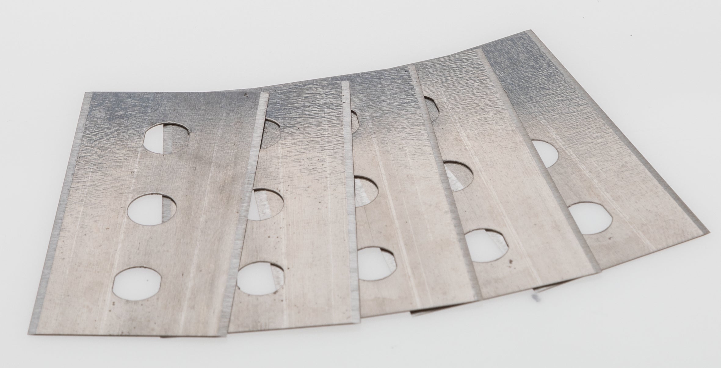 Nordic Quality Ersatzklingen für Metallschaber – 5 Stk. – Metall – 9,0 × 2,7 × 12,7 cm