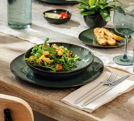 Villeroy & Boch Lave Schale – 0,47 l, Steingut, Grün, spülmaschinengeeignet, mikrowellengeeignet