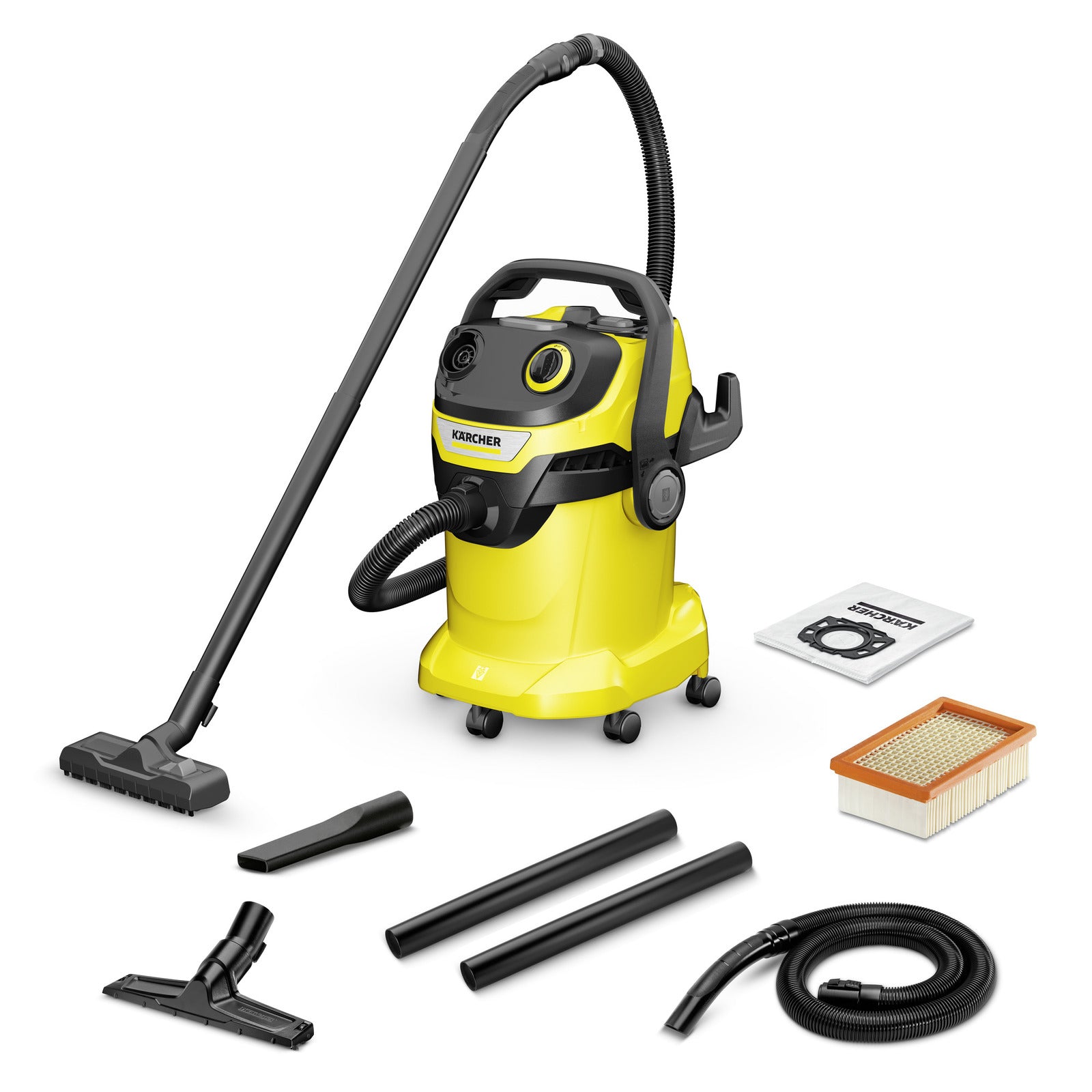 Kärcher Absauganlage WD 5 V-25/6/22 Renovation – 2-in-1, 1100 W, 25 l, Netzbetrieb
