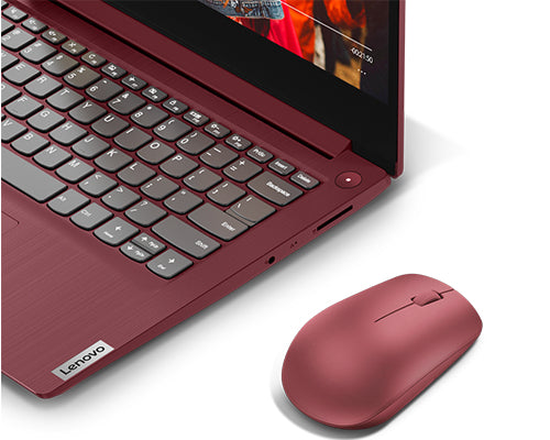 Lenovo 530 – Maus – Kabellos (2,4 GHz), beidhändig, Rot