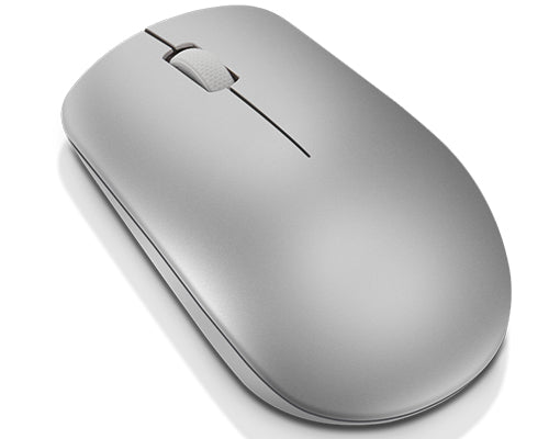 Lenovo 530 – Maus – Kabellos (2,4 GHz), 1200 DPI, beidhändig, Grau/Platin