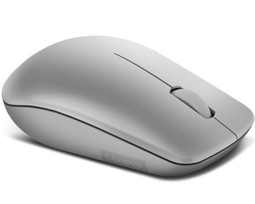 Lenovo 530 – Maus – Kabellos (2,4 GHz), 1200 DPI, beidhändig, Grau/Platin