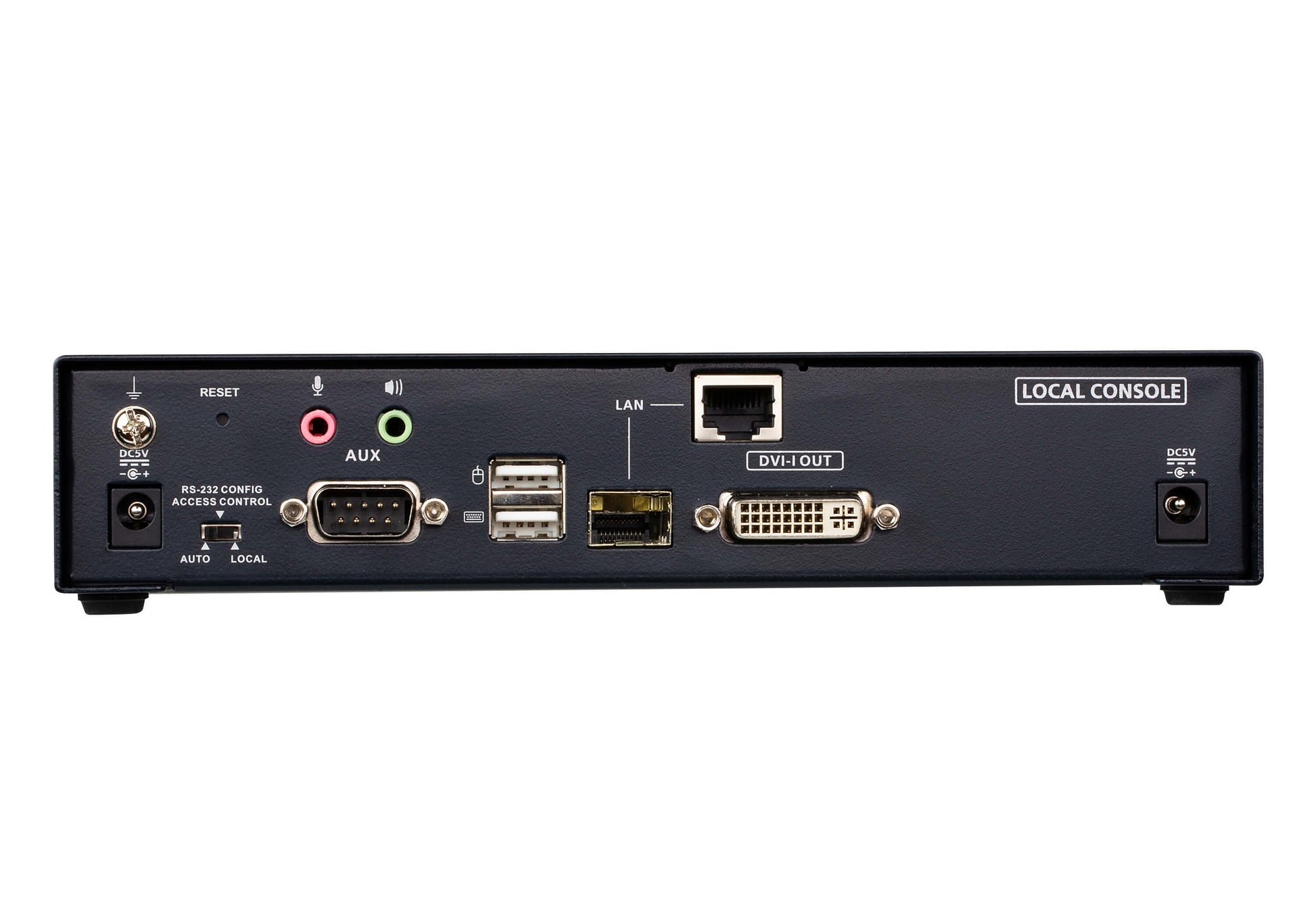 ATEN KE6900AT – DVI KVM über IP Sender, 1× DVI-I, 2× USB-A, 1× RJ-45, 1× SFP, 1920 × 1200@60 Hz, bis zu 10 k