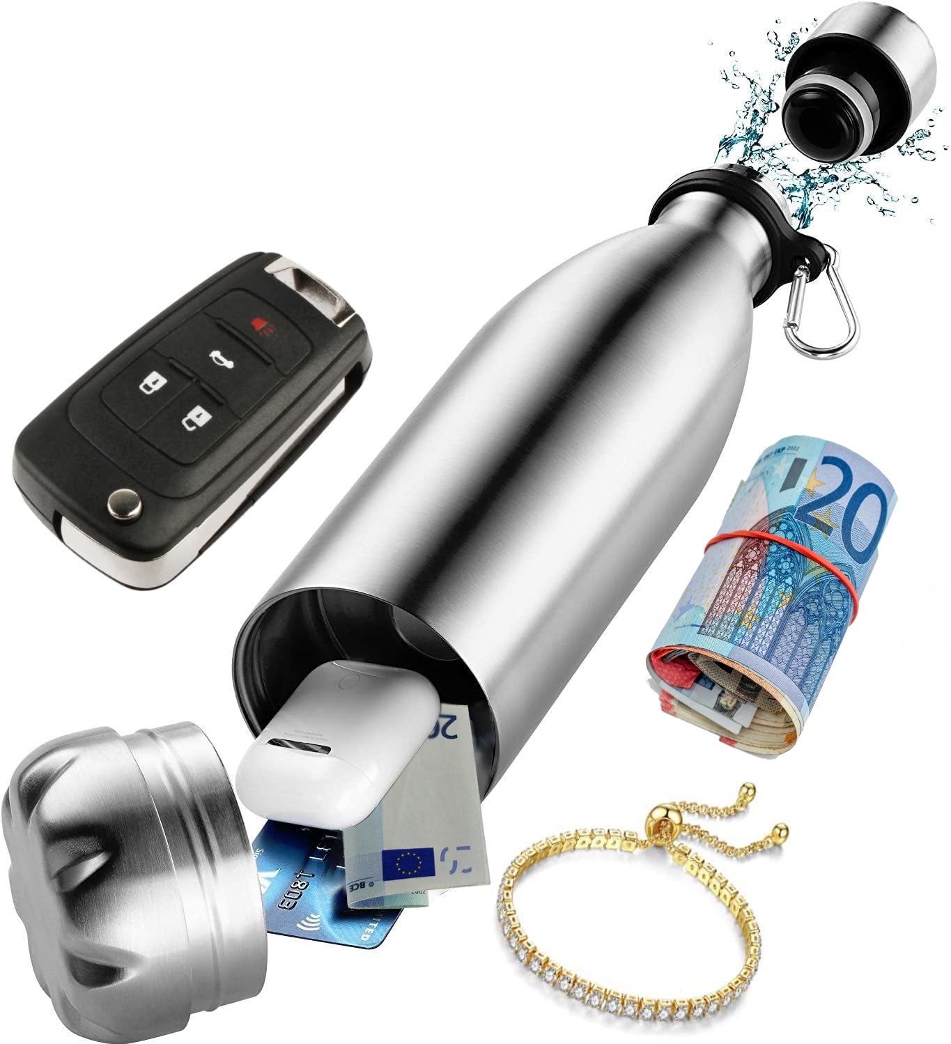 KH Security Tresor 370216 – 0,35 l – Silber