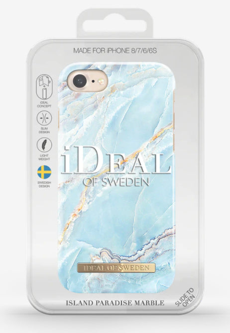Ideal of Sweden – Backcover – für Apple iPhone 6–8/SE (2020) – Island Paradise Marble