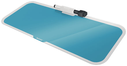 Leitz Glasboard – Blau, Rahmenlos – 38 × 15 cm