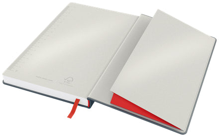 Leitz Cosy – Notizbuch – A5, liniert, 80 Blatt, 100 g/m², Hardcover, schwarz