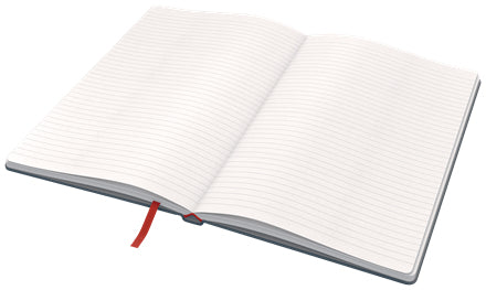 Leitz Cosy – Notizbuch – A5, liniert, 80 Blatt, 100 g/m², Hardcover, schwarz