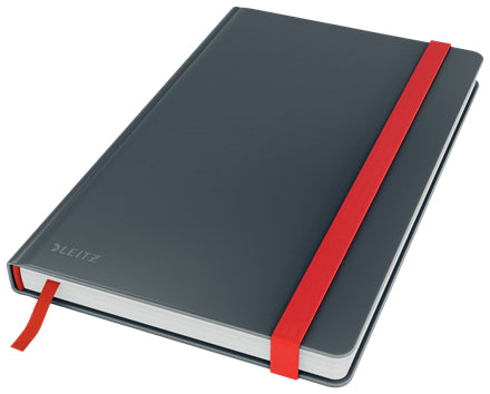 Leitz Cosy – Notizbuch – A5, liniert, 80 Blatt, 100 g/m², Hardcover, schwarz