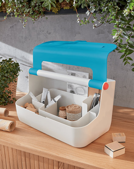Leitz Aufbewahrungsbox – Blau, Weiss, Kunststoff (ABS)