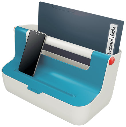 Leitz Aufbewahrungsbox – Blau, Weiss, Kunststoff (ABS)