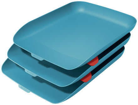 Leitz Cosy – Briefkorb für A4, Polystyrol (PS), Blau, Matt, 274 × 120 × 456 mm
