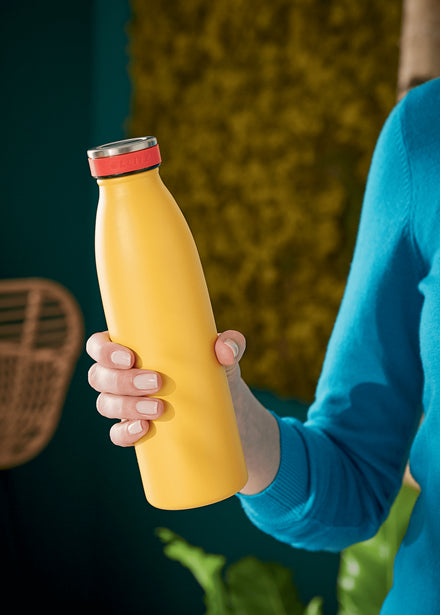 Leitz Cosy Isolierflasche 500 ml – Doppelwandig 7 h heiss / 15 h kalt, Edelstahl, Schraubdeckel