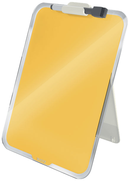 Leitz Glasboard – Gelb – 25 × 33 cm