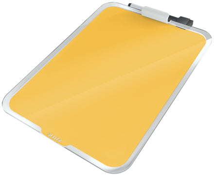 Leitz Glasboard – Gelb – 25 × 33 cm