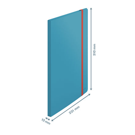 Leitz Cosy Sichtbuch A4, 20 Hüllen, PP, matt, blau