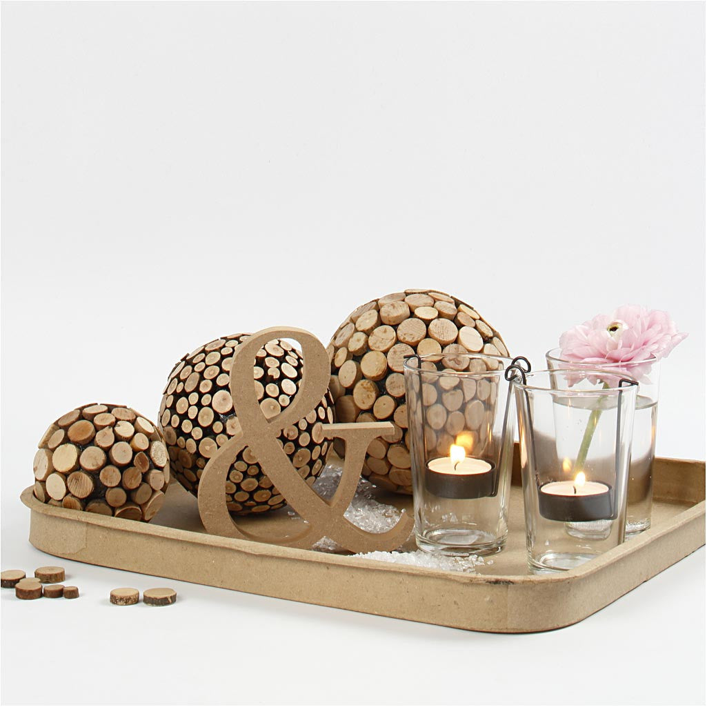 Creativ Company Deko-Buchstabe – 13 × 2 × 2 cm – Holz & MDF, natur