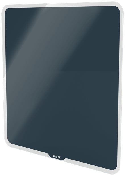 Leitz Cosy Glasboard – 45 × 45 cm, grau