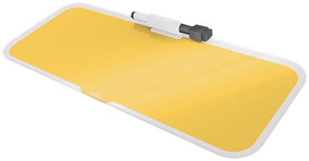 Leitz Cosy Glasboard – gelb, rahmenlos – 15 × 6 cm