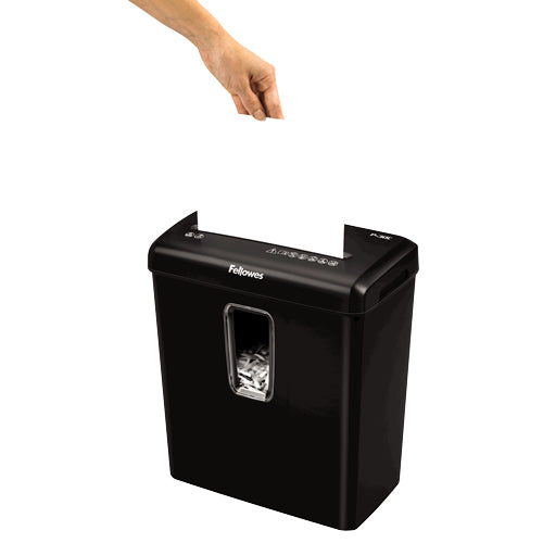 Fellowes P-30C – Aktenvernichter, DIN P-4, Partikelschnitt 4 × 34 mm, 6 Blatt, 15 l