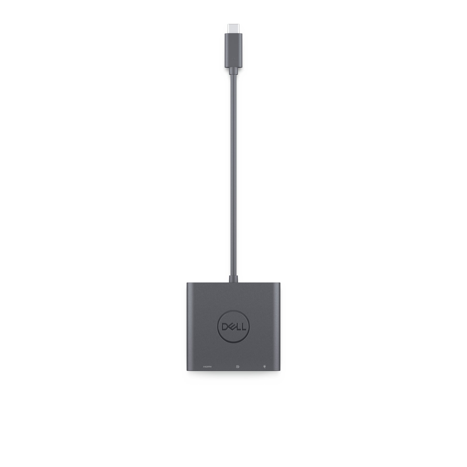 DELL 492-BCTU Adapter USB-C zu HDMI/DisplayPort – 4K, HDMI & DisplayPort, USB-C 3.2 Gen 2, für Dell