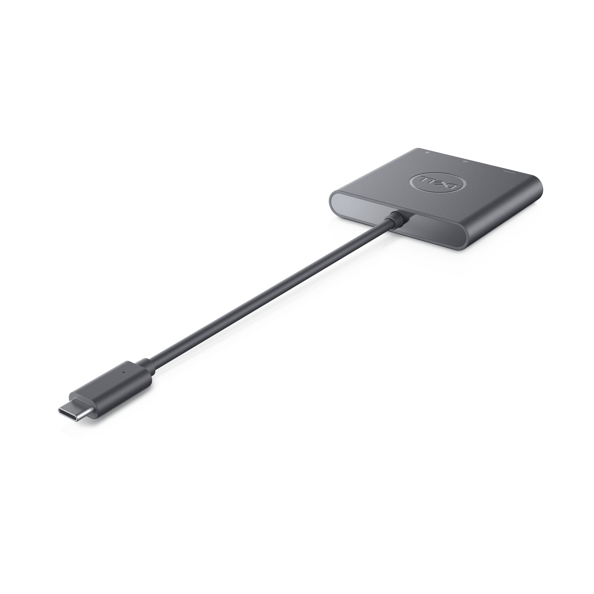 DELL 492-BCTU Adapter USB-C zu HDMI/DisplayPort – 4K, HDMI & DisplayPort, USB-C 3.2 Gen 2, für Dell