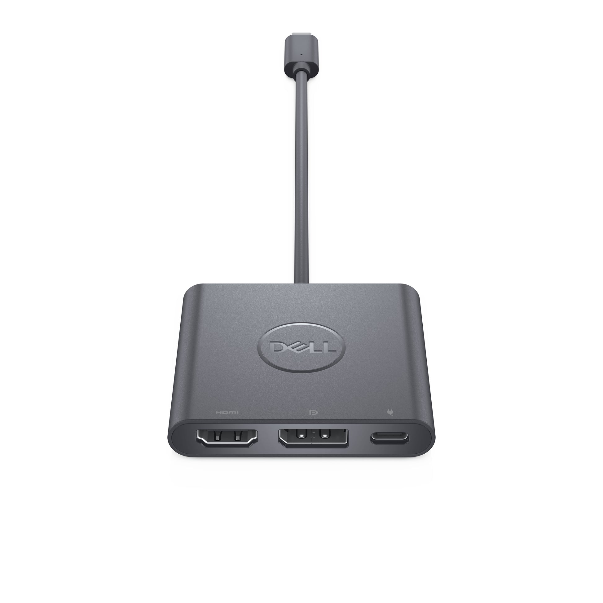 DELL 492-BCTU Adapter USB-C zu HDMI/DisplayPort – 4K, HDMI & DisplayPort, USB-C 3.2 Gen 2, für Dell
