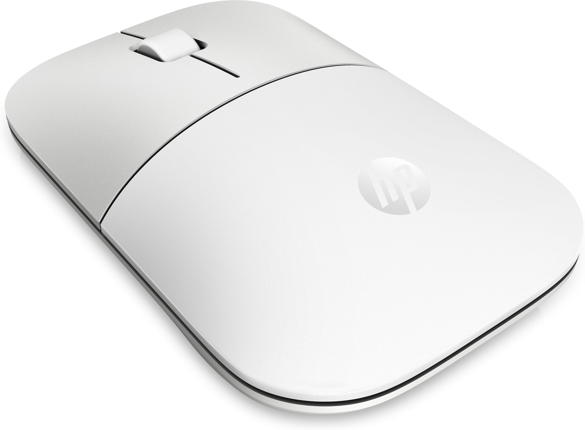 HP Z3700 Ceramic – Maus – Kabellos (2,4 GHz), 1200 DPI, beidhändig, Silber/Weiss