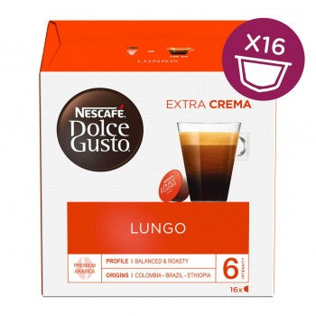 Nescafé Lungo – Kapseln für Dolce Gusto, 16 Kapseln