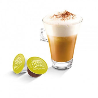 Nescafé Dolce Gusto Kaffeekapseln Cappuccino – für Dolce Gusto – 16 Kapseln