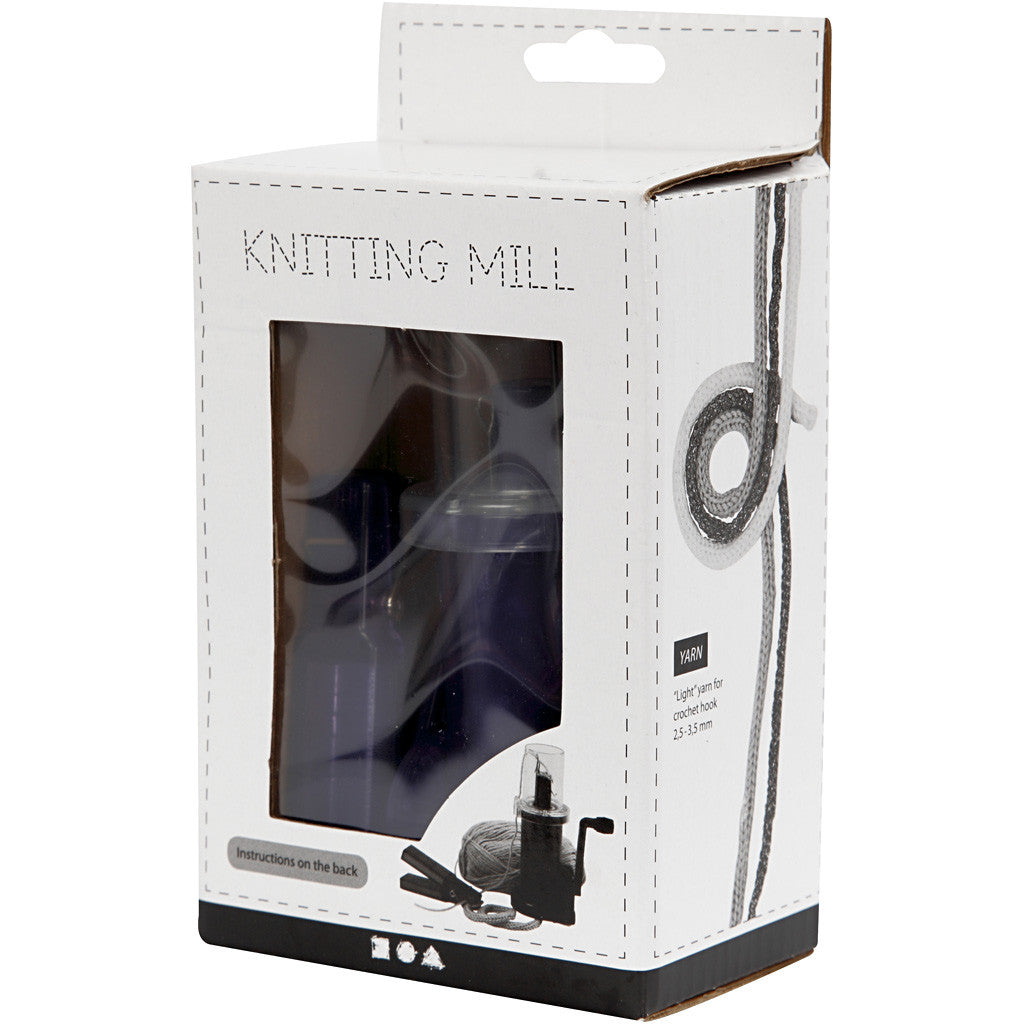 Creativ Company Strickmühle Violett – Nadeln 2,5 mm, 3,5 mm, 5,5 cm×13,5 cm, 1 Stk.