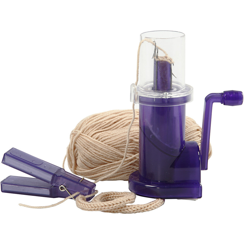 Creativ Company Strickmühle Violett – Nadeln 2,5 mm, 3,5 mm, 5,5 cm×13,5 cm, 1 Stk.