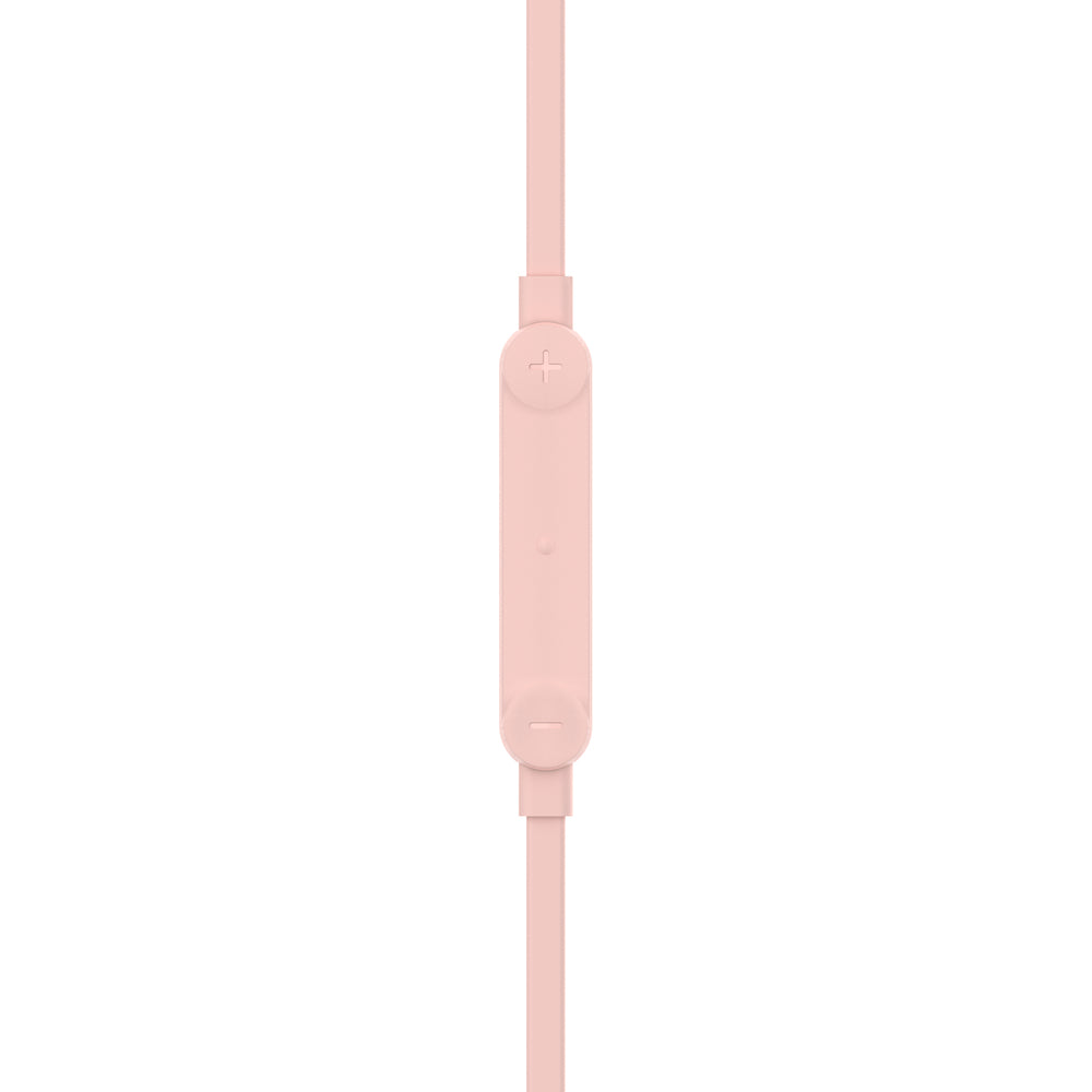 Belkin ROCKSTAR – In-Ear Kopfhörer – USB-C, Lautstärkeregler – Rosa