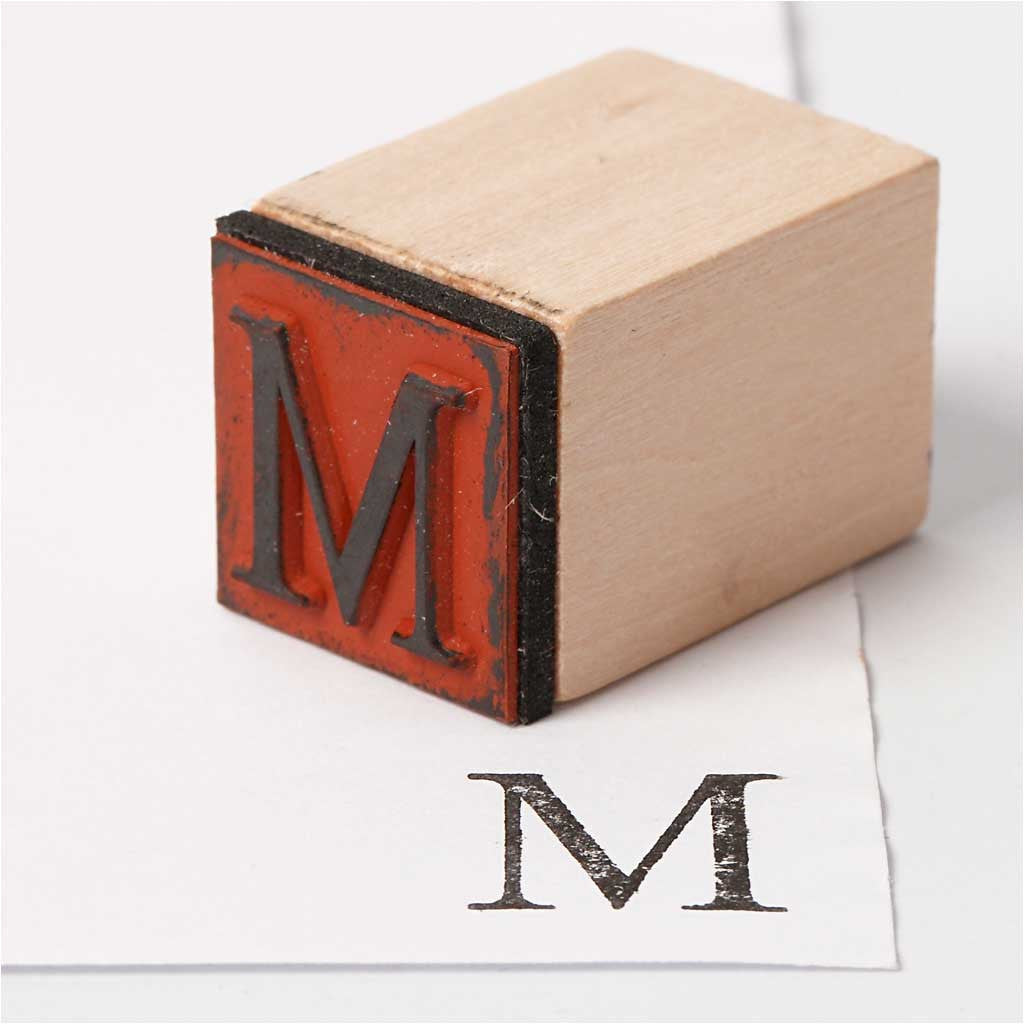 Creativ Company Stempel-Set – Buchstaben – 45 Stempel – Holz – 20 × 20 × 15 mm