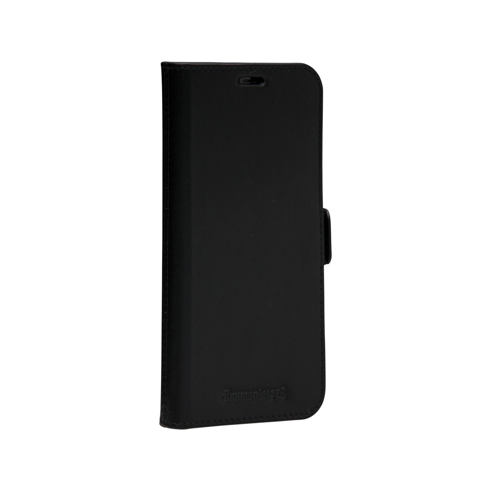 dbramante1928 Lynge Wallethülle – für Apple iPhone 12/12 Pro, 3 Kartenfächer, Leder, Schwarz