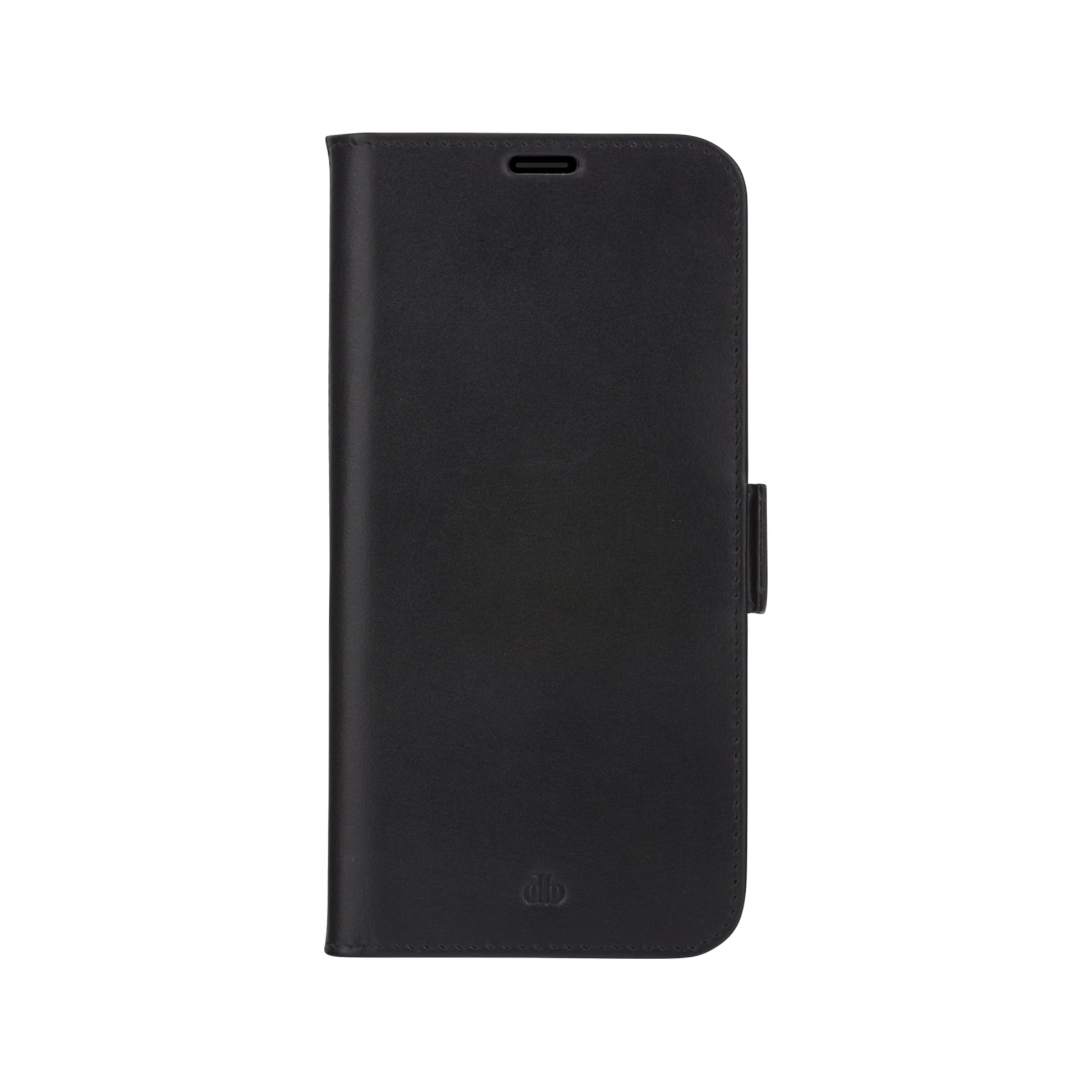 dbramante1928 Lynge Wallethülle – für Apple iPhone 12/12 Pro, 3 Kartenfächer, Leder, Schwarz
