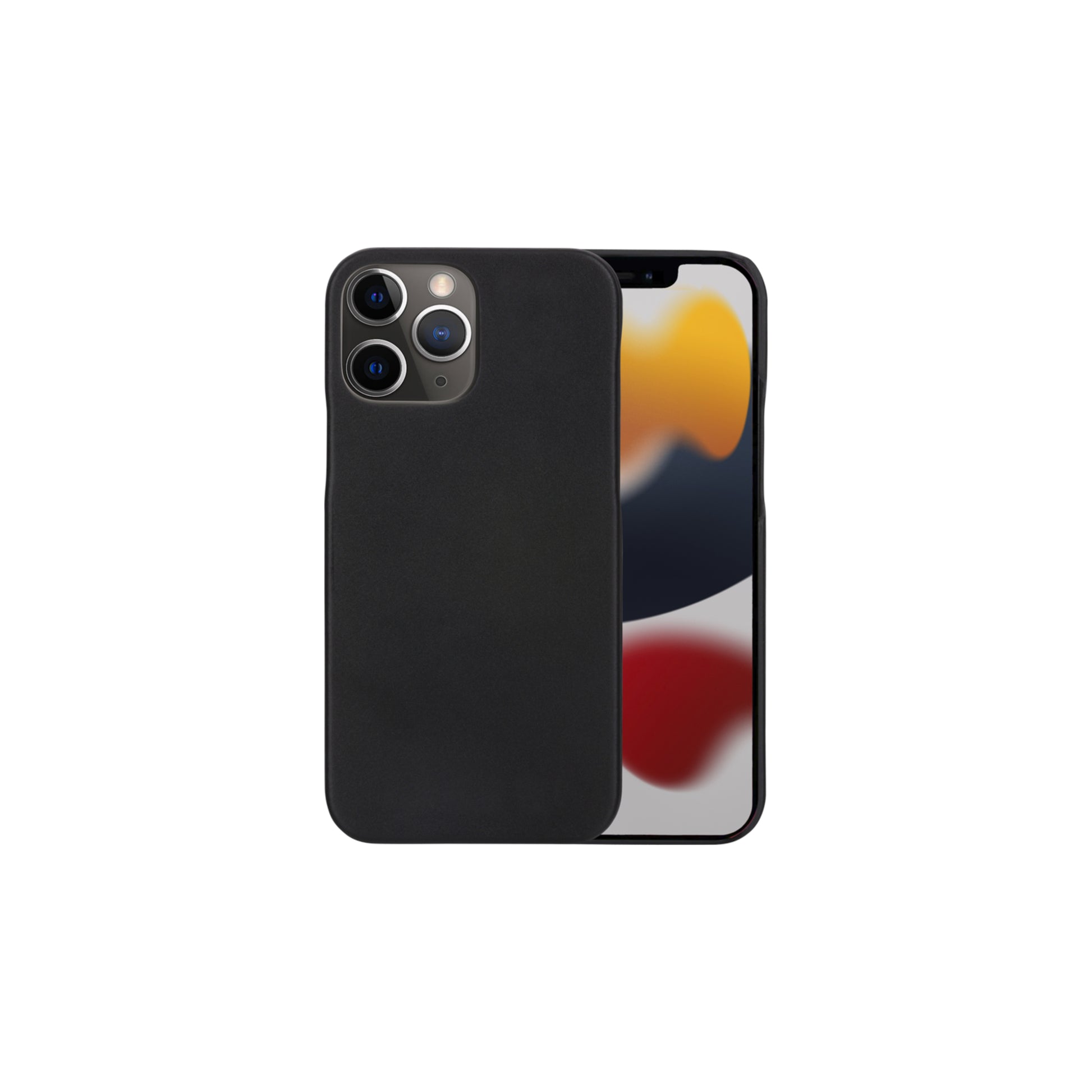 dbramante1928 Lynge Wallethülle – für Apple iPhone 12/12 Pro, 3 Kartenfächer, Leder, Schwarz