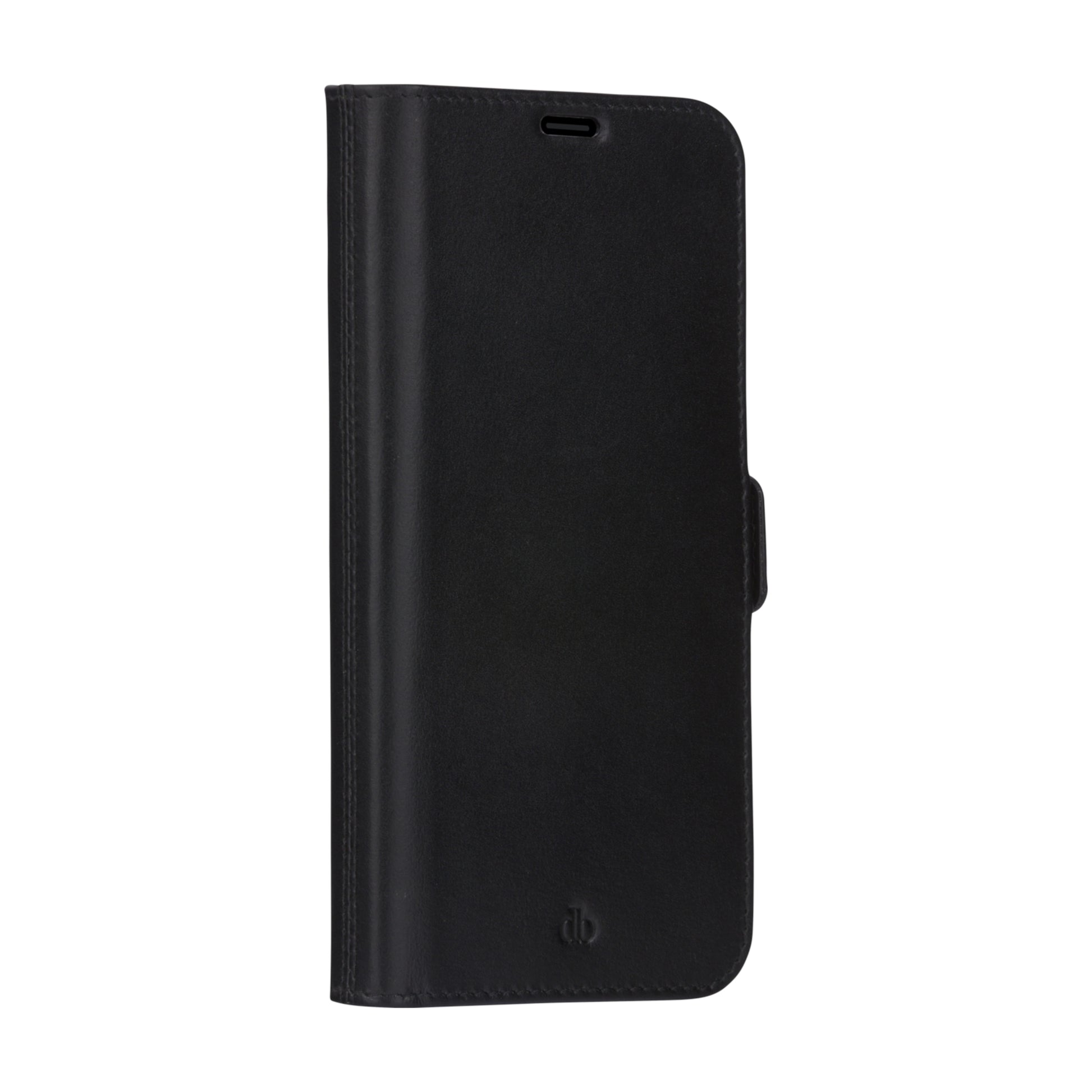 dbramante1928 Lynge Wallethülle – für Apple iPhone 12/12 Pro, 3 Kartenfächer, Leder, Schwarz