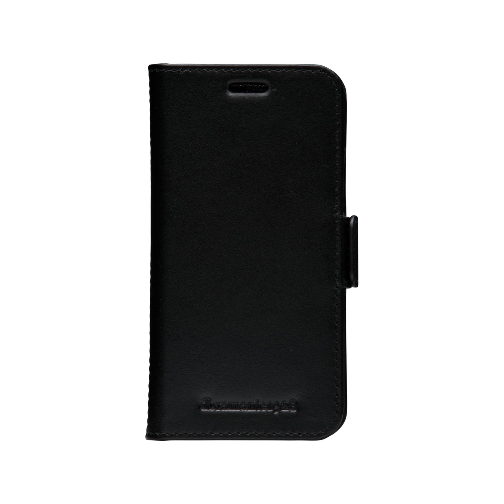 dbramante1928 Lynge Wallethülle – für Apple iPhone 12 mini, 3 Kartenfächer, Leder, schwarz