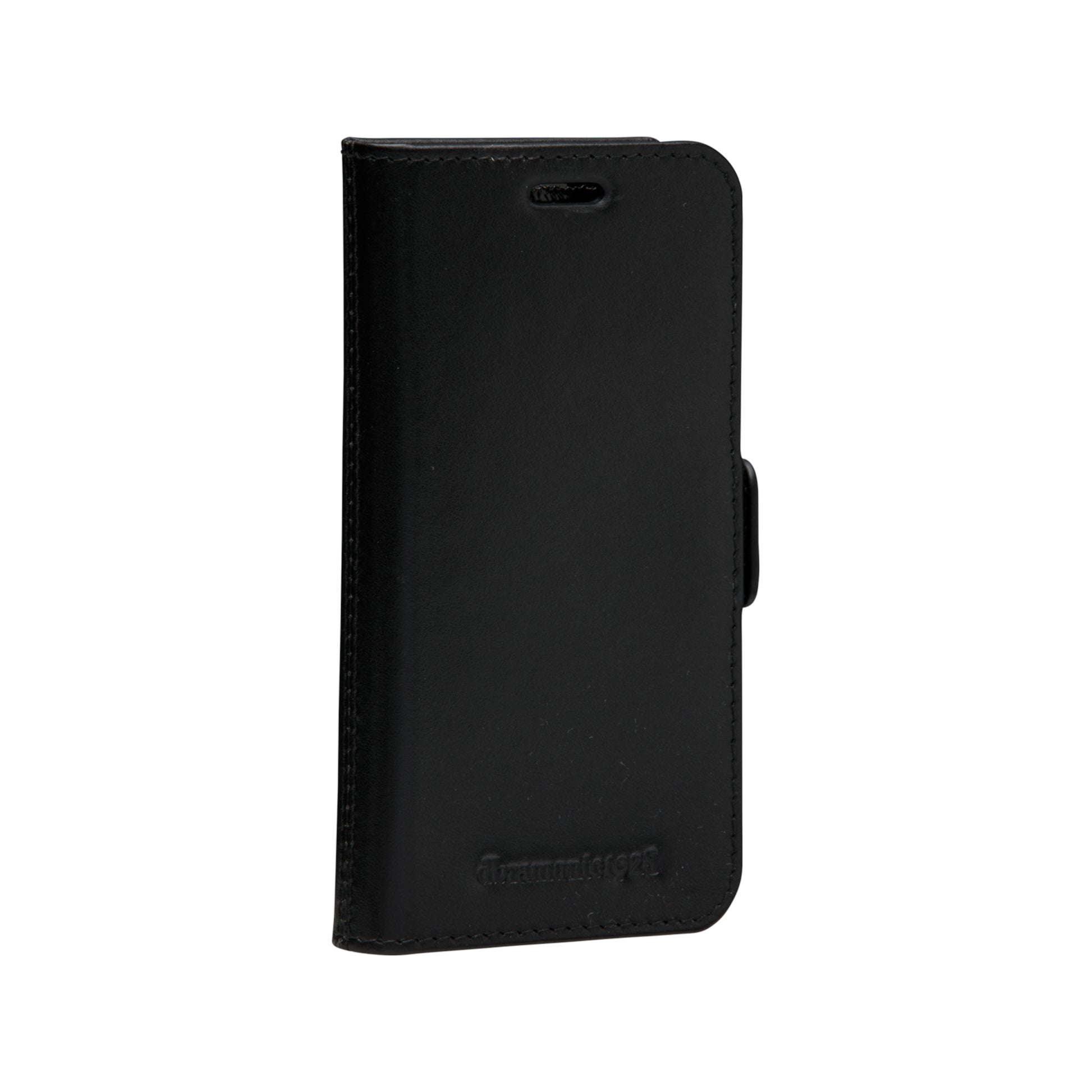 dbramante1928 Lynge Wallethülle – für Apple iPhone 12 mini, 3 Kartenfächer, Leder, schwarz