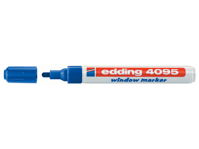 Edding Kreidemarker – Rund, 2–3 mm – Blau