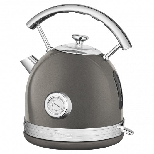 ProfiCook Wasserkocher – 1,7 l, Edelstahl, Anthrazit, PC-WKS 1192