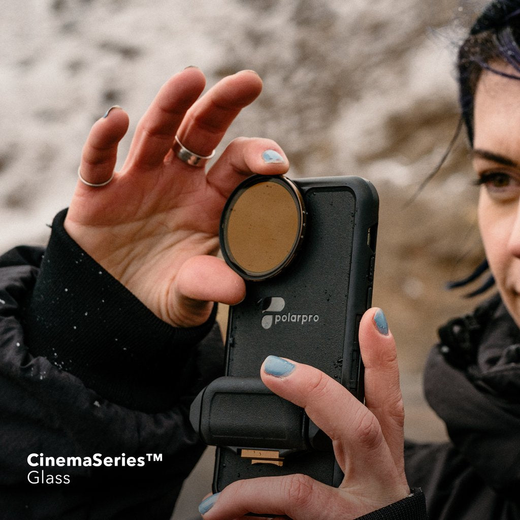 PolarPro LightChaser Cinema – Smartphone-Filter – ND8, 3 Blendenstufen – für iPhone 11 – Mehrfarbig