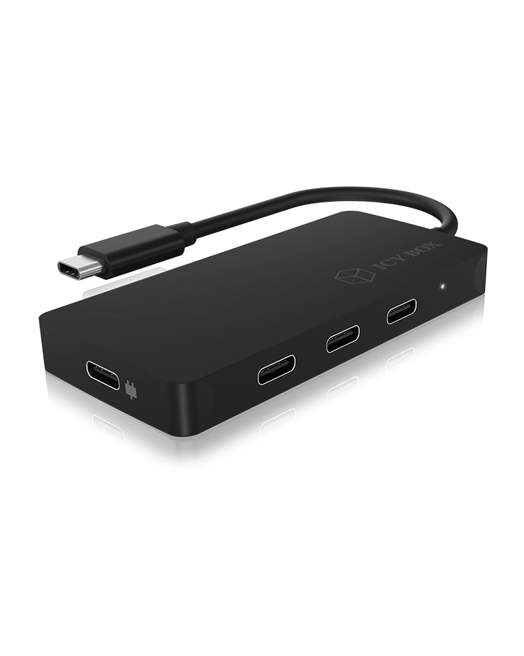 ICY BOX IB-HUB1429-CPD USB-Hub – USB-C, 4× USB-C, 100 W PD, für Windows/Mac
