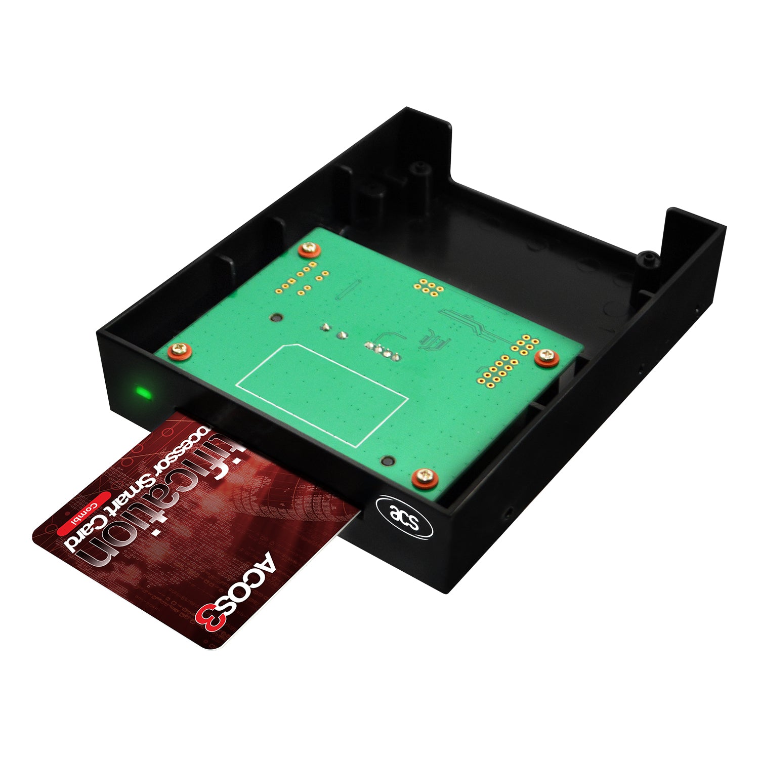 ACS ACR39F-A2 – Smartcard-Leser – USB 1.1, Schwarz, Grün, für Windows, Mac & Linux