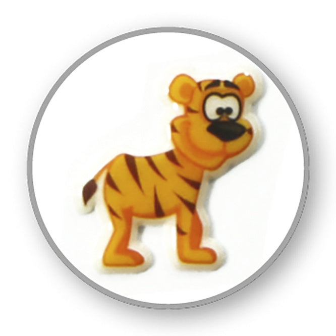 Clairefontaine Sticker – 7,5 × 12 cm, Wildtiere, mehrfarbig – Kunststoff