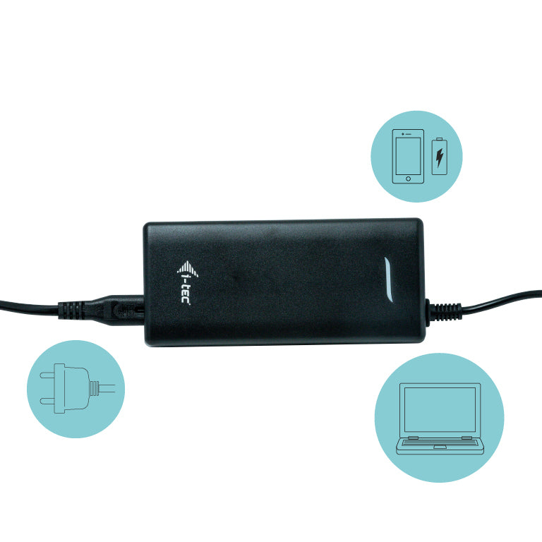 i-tec MST DS Dockingstation – USB-C, DP, HDMI, 5× USB-A, 2× USB-C, 100 W PD, GbE, für Windows/Mac/Linux