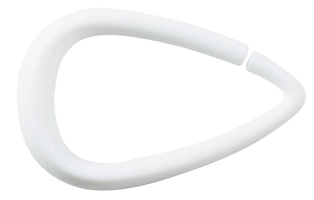 Spirella Haken Drop – 5,5×3,5 cm, Polypropylen (PP), Weiss, 12er-Set