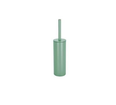 Spirella WC-Bürste mit Halter Akira – 9,5×9,5×40 cm, Kunststoff/Edelstahl, Grün
